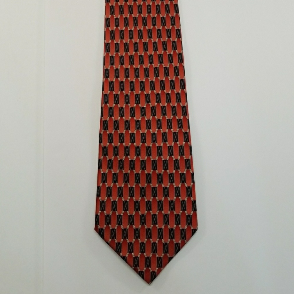 Men's navy silk ties